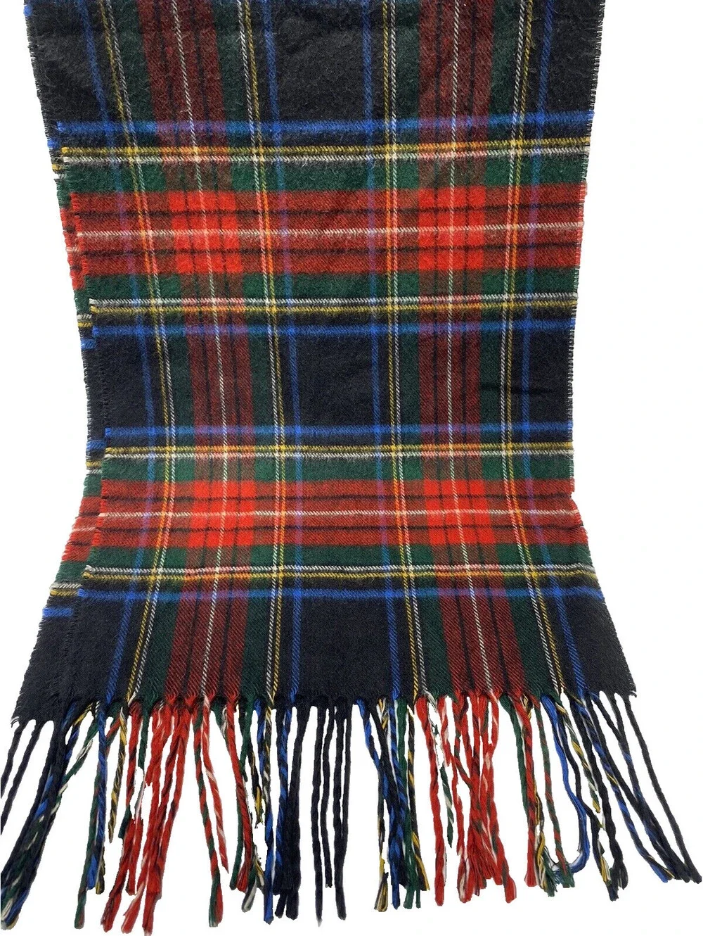 Cashmere Plaid Wool Mens Scotland Wrap/Scarf